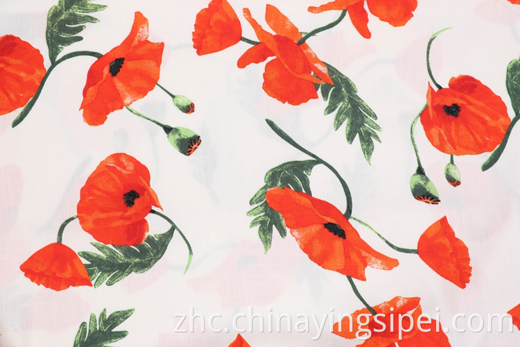 廉价价格环保的染色印刷品旋转式人造丝印刷slub待售